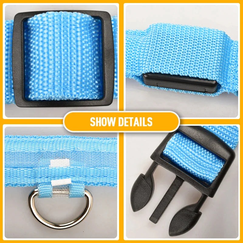 TrailPuppies™ LED Glow Safety Dog Collar