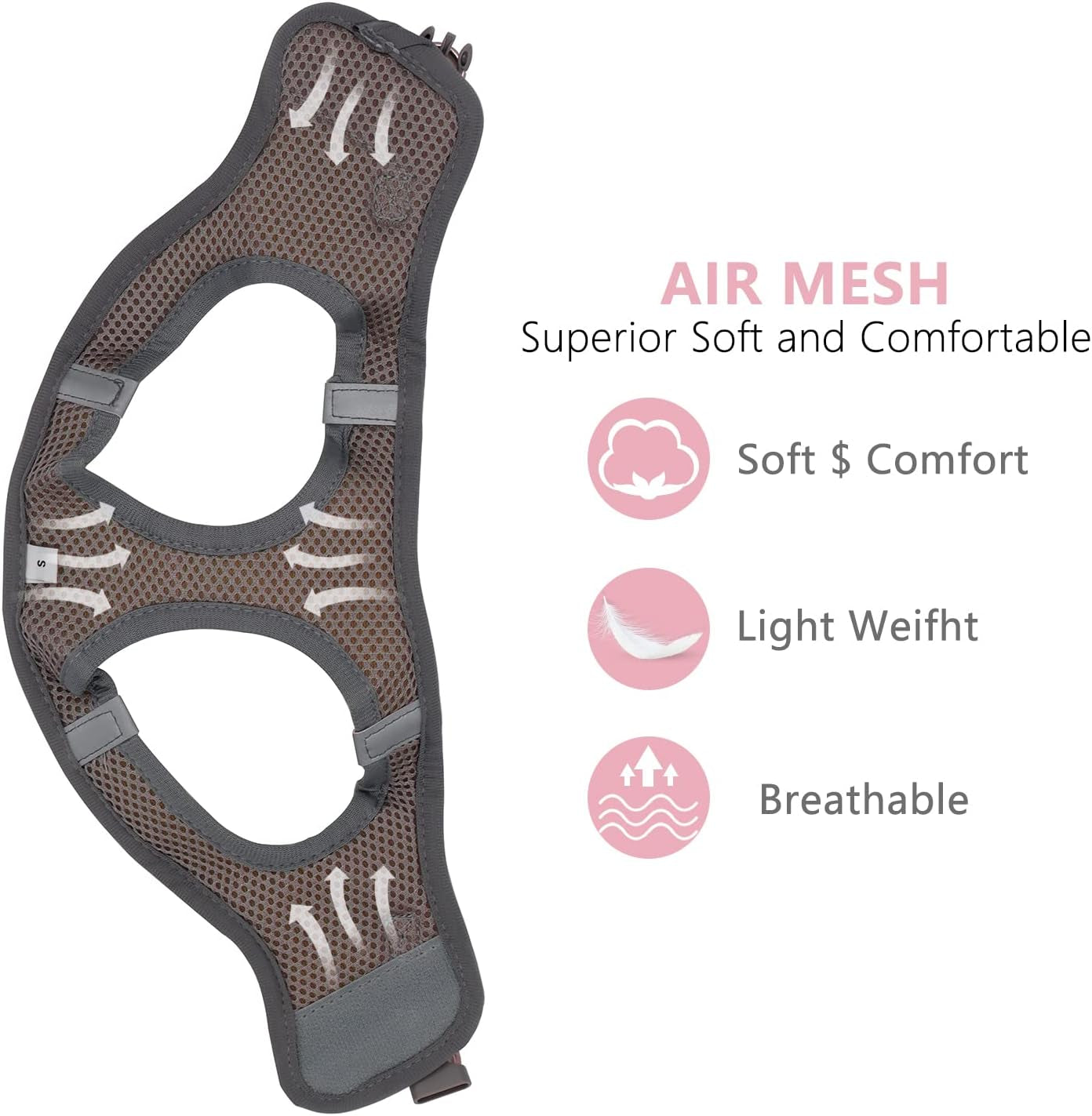 Dog Harness, Dog Harness and Leash Set, Pet Vest Harness, Puppy Cat Vest Harness Escape Proof, Chihuahua Harness, XXS Puppy Harness, Dog Vest Harnesses for Small Dogs Cats (A-1-PINK XS)