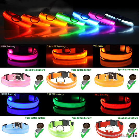 TrailPuppies™ LED Glow Safety Dog Collar